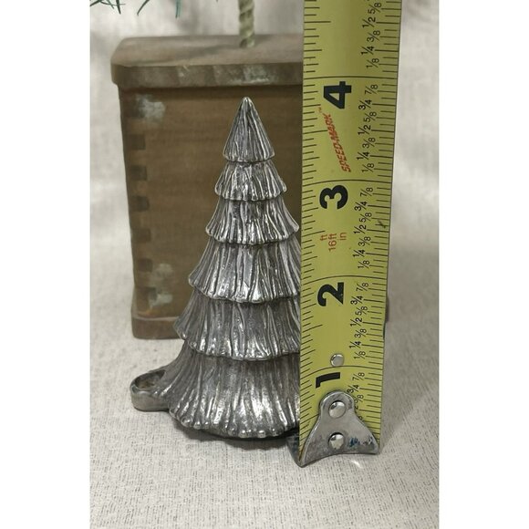 Vintage W.M. Rogers Silver Plate Christmas Tree Lights Candle Holder Italy - Picture 6 of 8